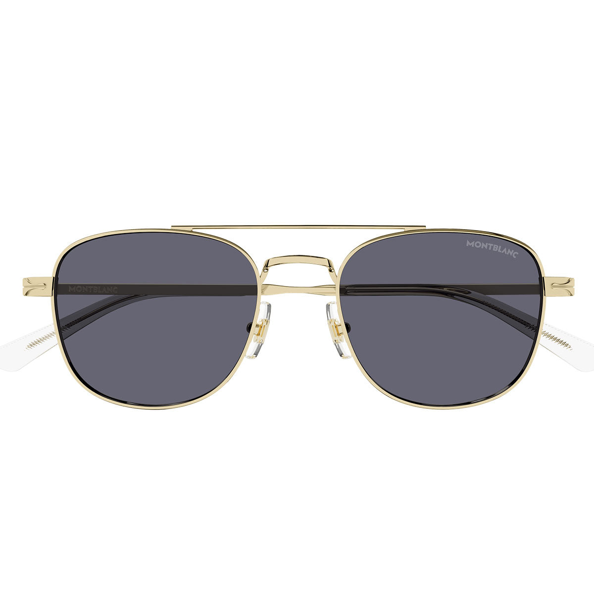 Montblanc Occhiali da Sole MB0363S 004 Oro/Azzurro Uomo