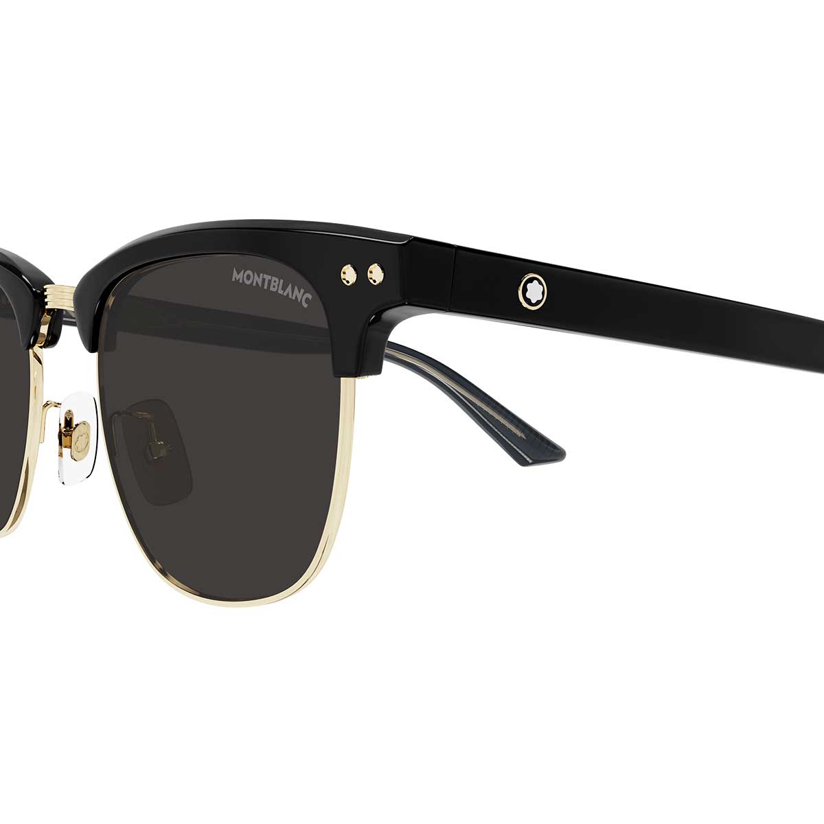 Montblanc Occhiali da Sole MB0382S 001 Nero/Grigio Uomo 3