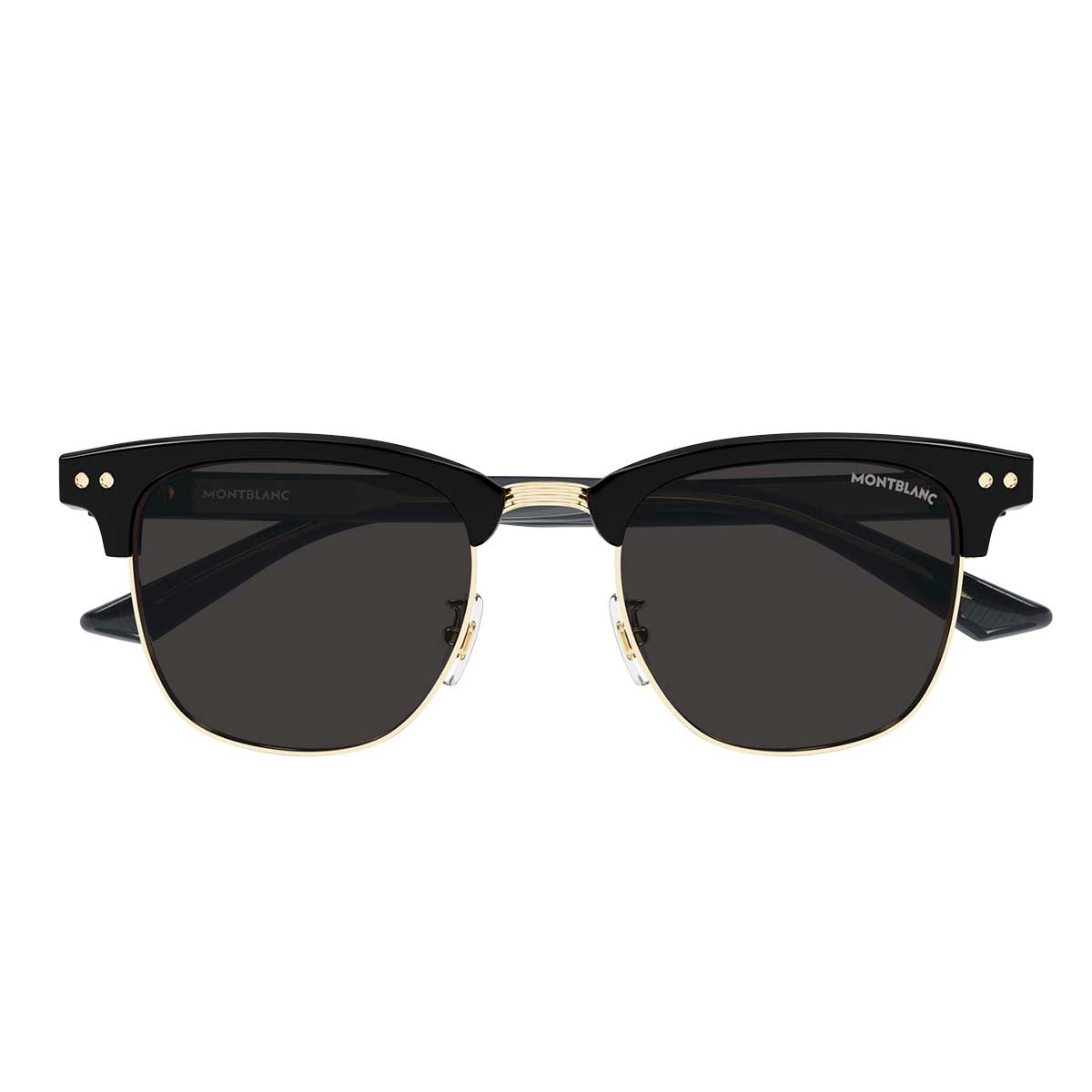 Montblanc Occhiali da Sole MB0382S 001 Nero/Grigio Uomo