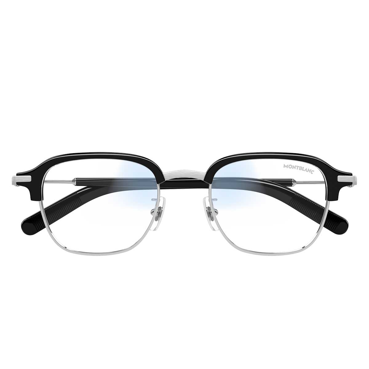 Montblanc Occhiali da Sole MB0390S 001 Argento/Trasparente Uomo Fotocromatici