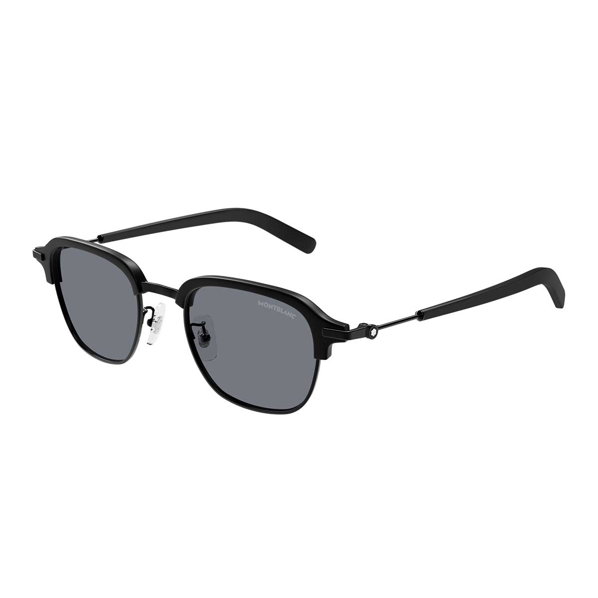 Montblanc Occhiali da Sole MB0390S 003 Nero/Grigio Uomo 2
