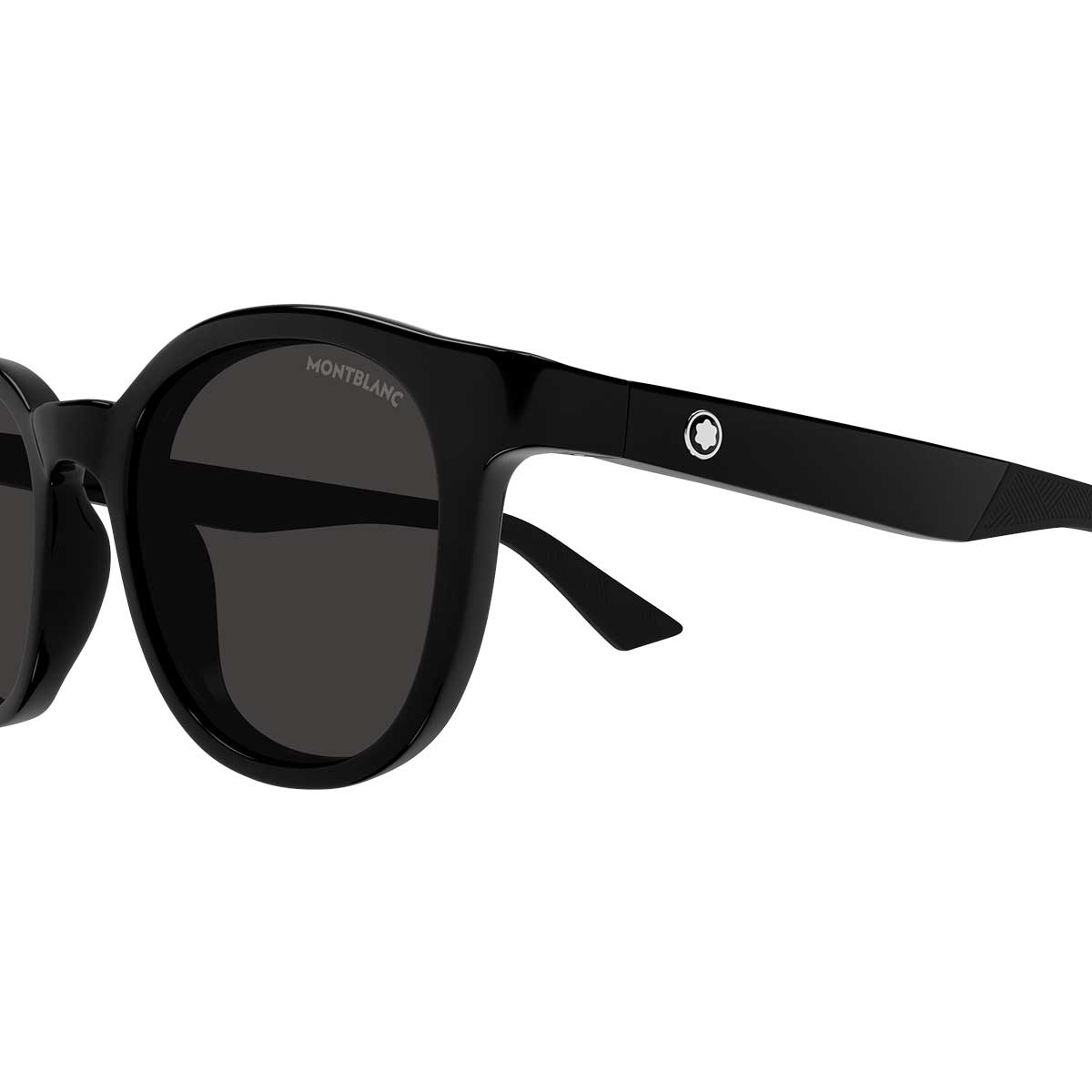 Montblanc Occhiali da Sole MB0398S 001 Nero/Grigio Uomo 3