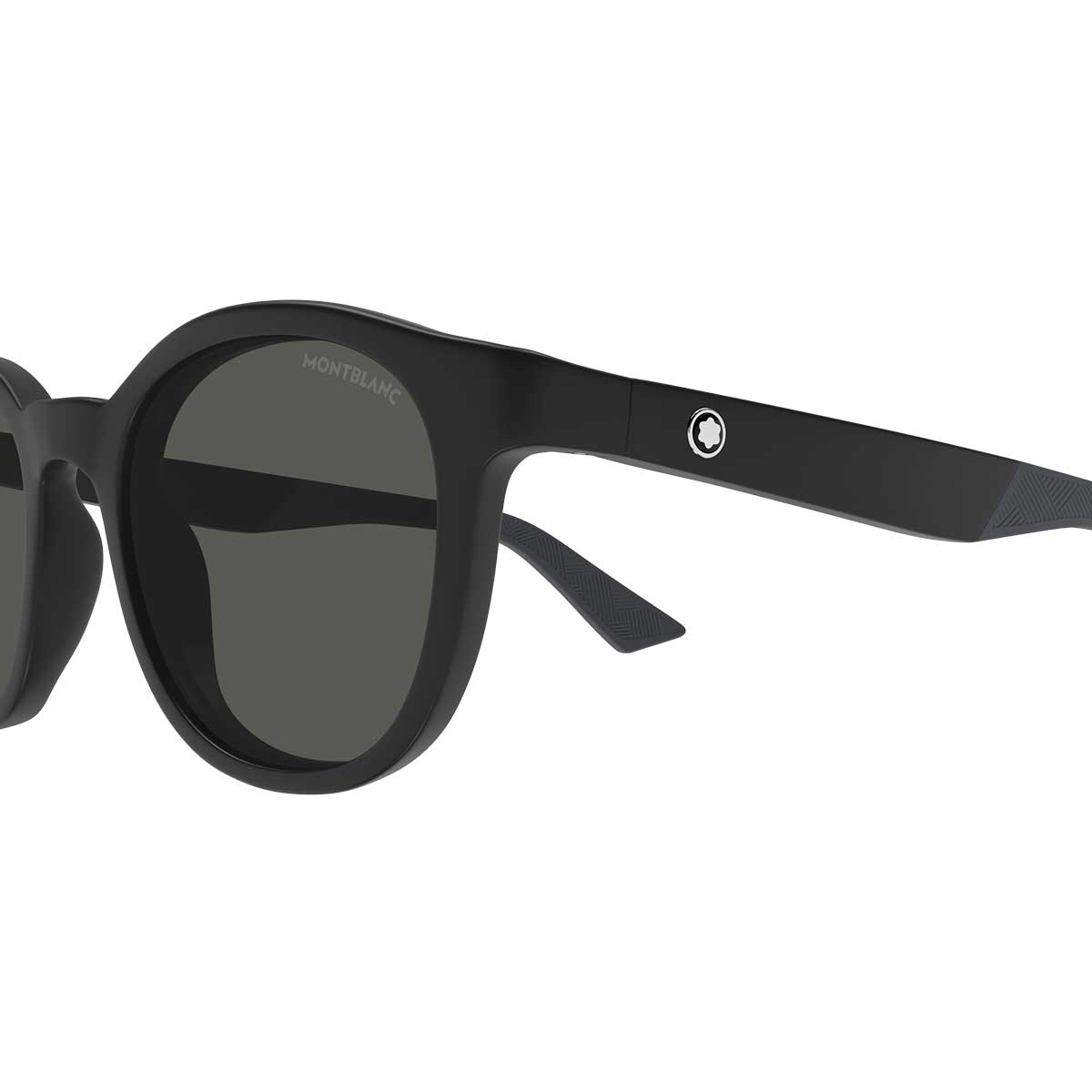 Montblanc Occhiali da Sole MB0398S 002 Nero/Grigio Uomo 3