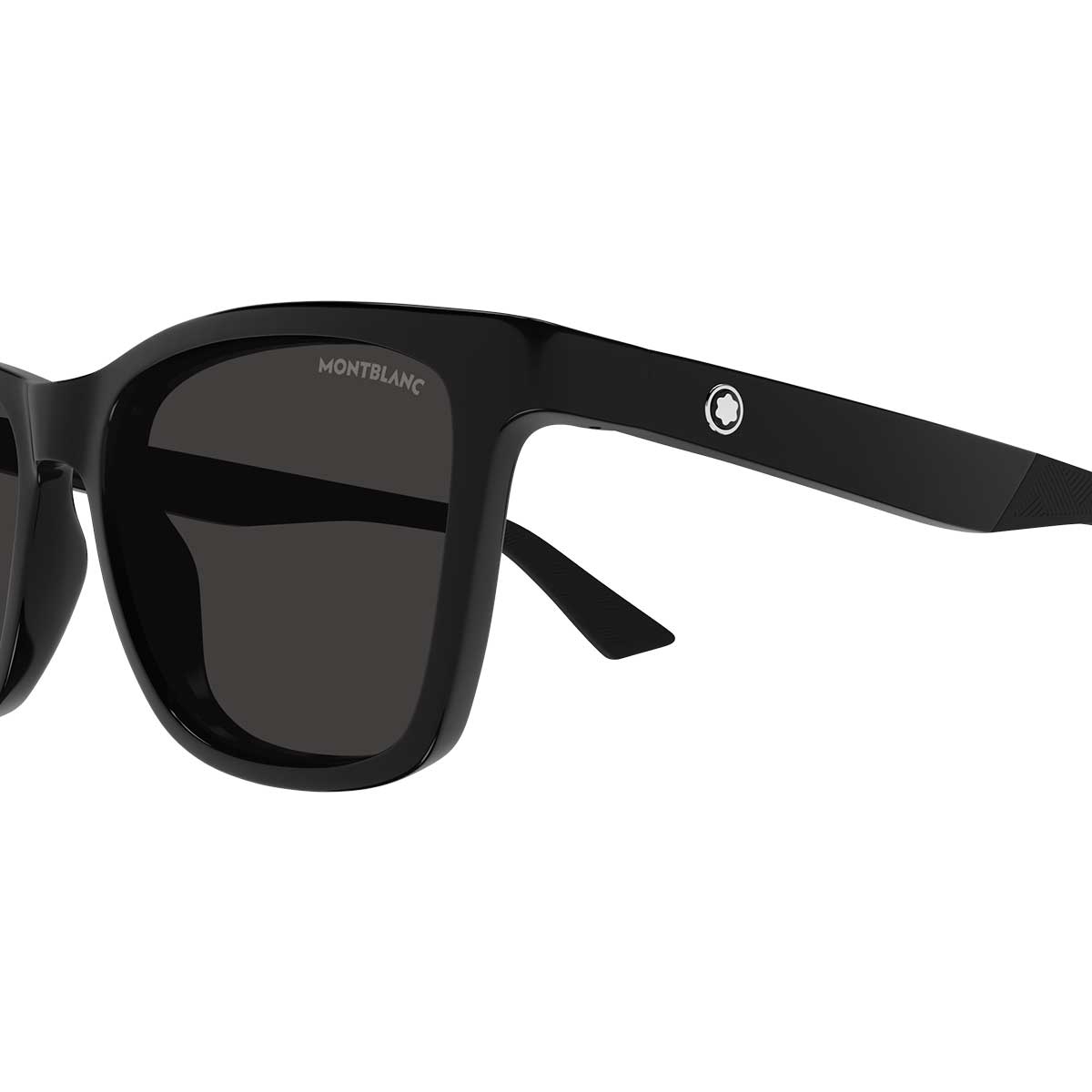 Montblanc Occhiali da Sole MB0399S 001 Nero/Grigio Uomo 3