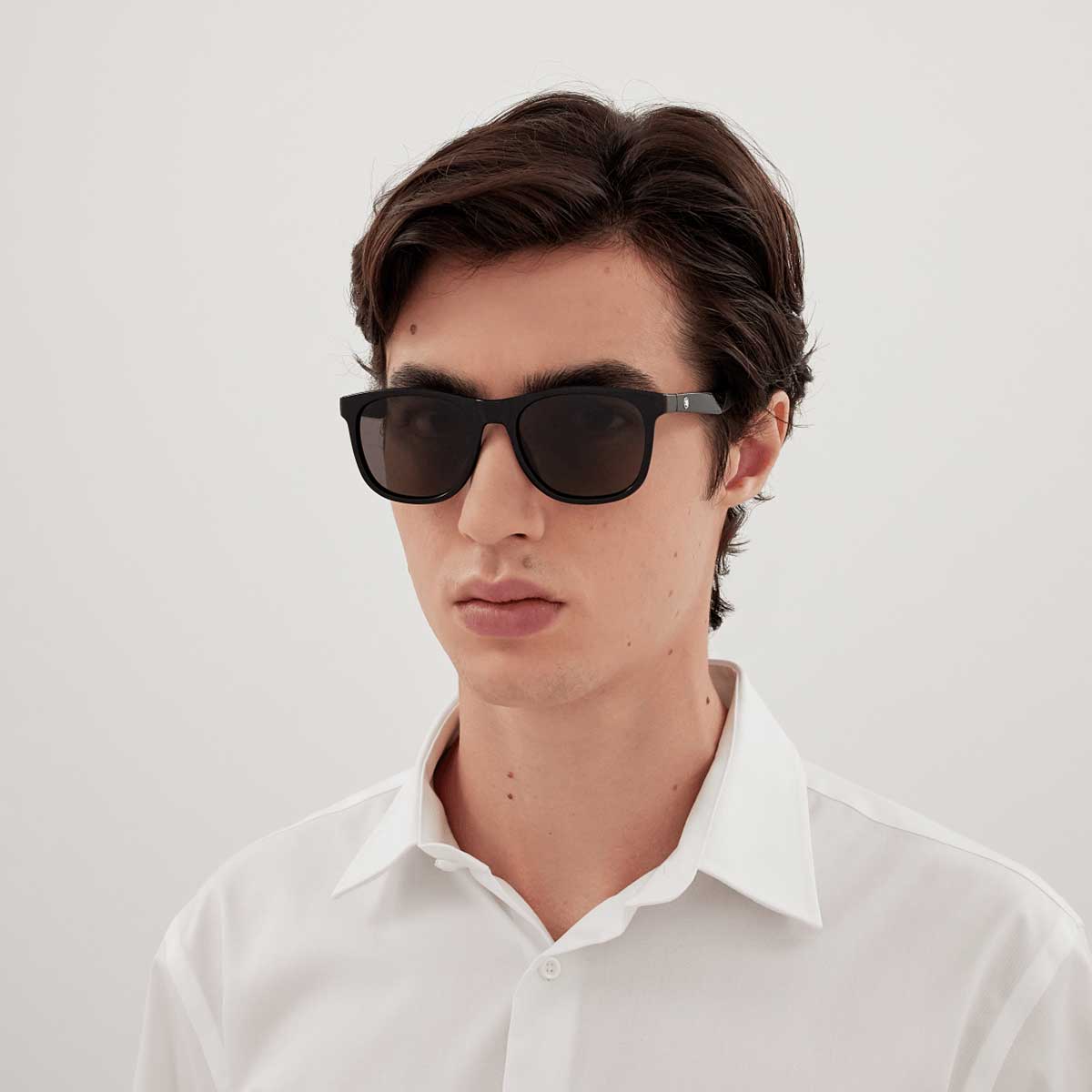 Montblanc Occhiali da Sole MB0400S 001 Nero/Grigio Uomo 4