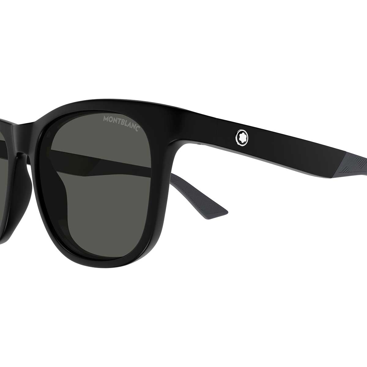 Montblanc Occhiali da Sole MB0400S 002 Nero/Grigio Uomo 3