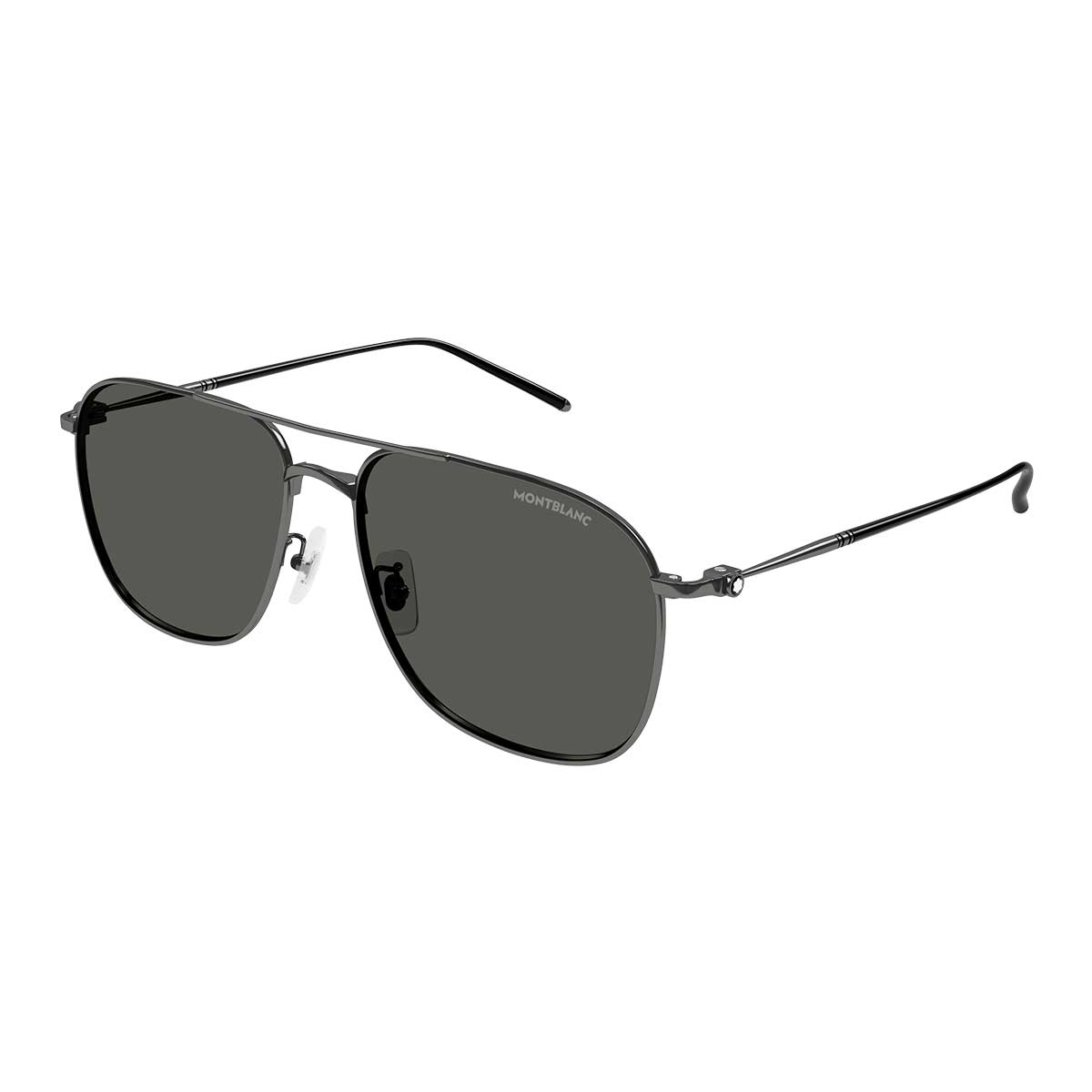 Montblanc Occhiali da Sole MB0417SA 002 Rutenio/Grigio Uomo 2