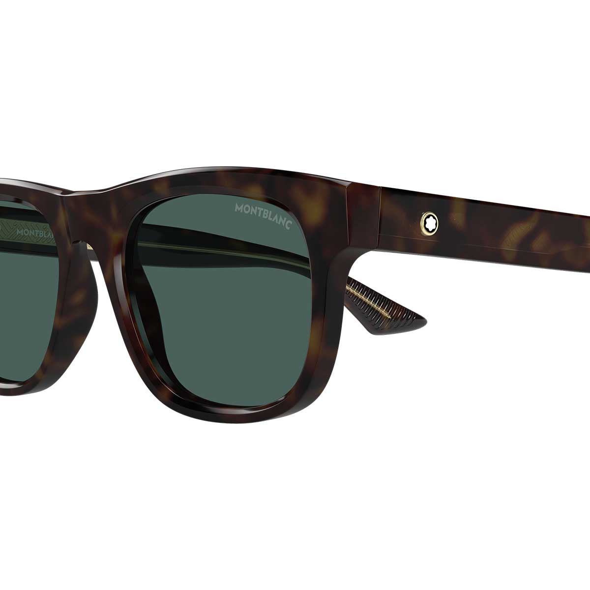 Montblanc Occhiali da Sole MB0421S 002 Marrone/Verde Uomo 3
