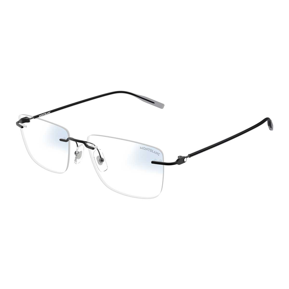 Montblanc Occhiali da Sole MB0429S 006 Nero/Trasparente Uomo Fotocromatici 3