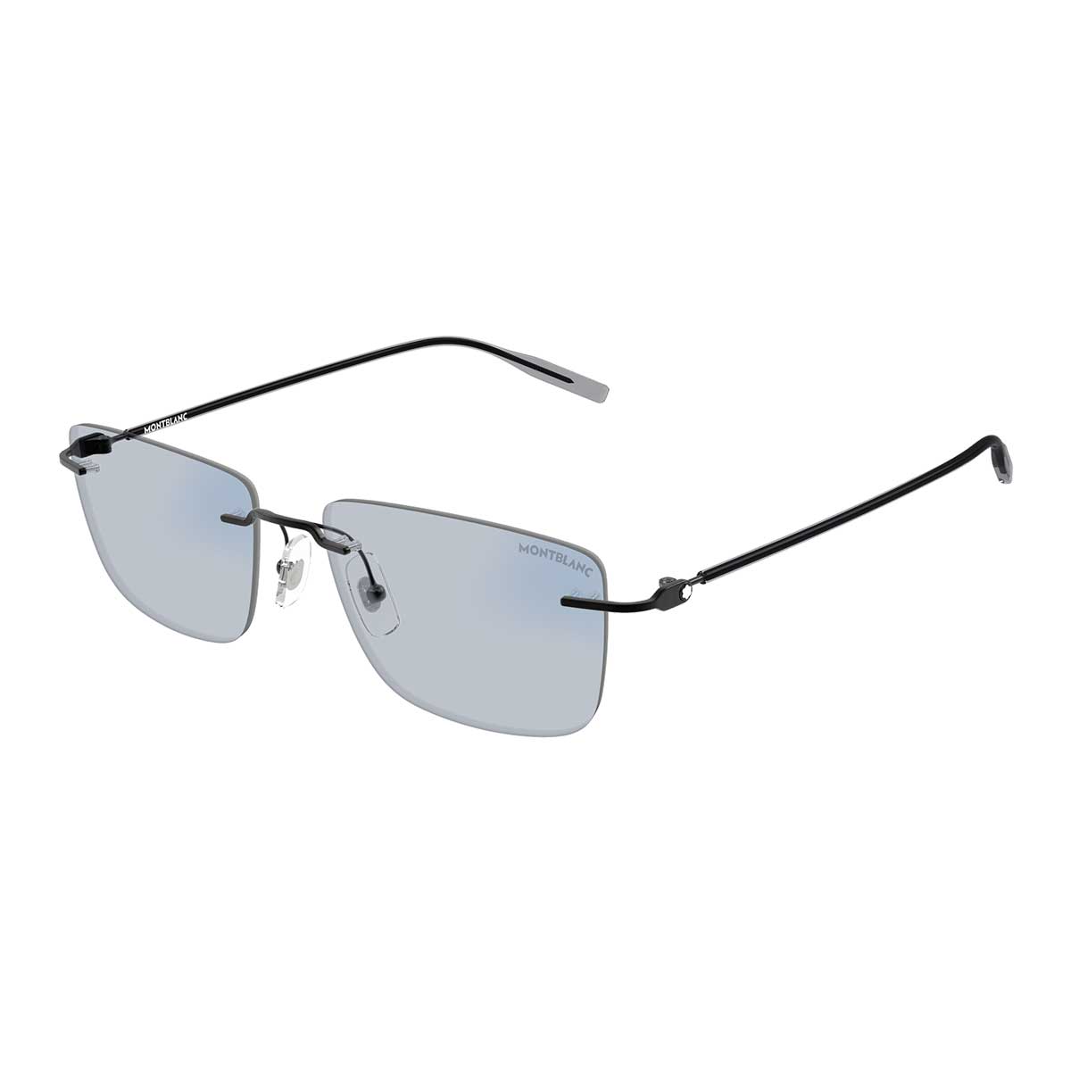Montblanc Occhiali da Sole MB0429S 006 Nero/Trasparente Uomo Fotocromatici 4