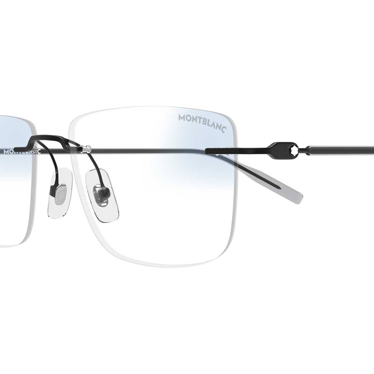 Montblanc Occhiali da Sole MB0429S 006 Nero/Trasparente Uomo Fotocromatici 5