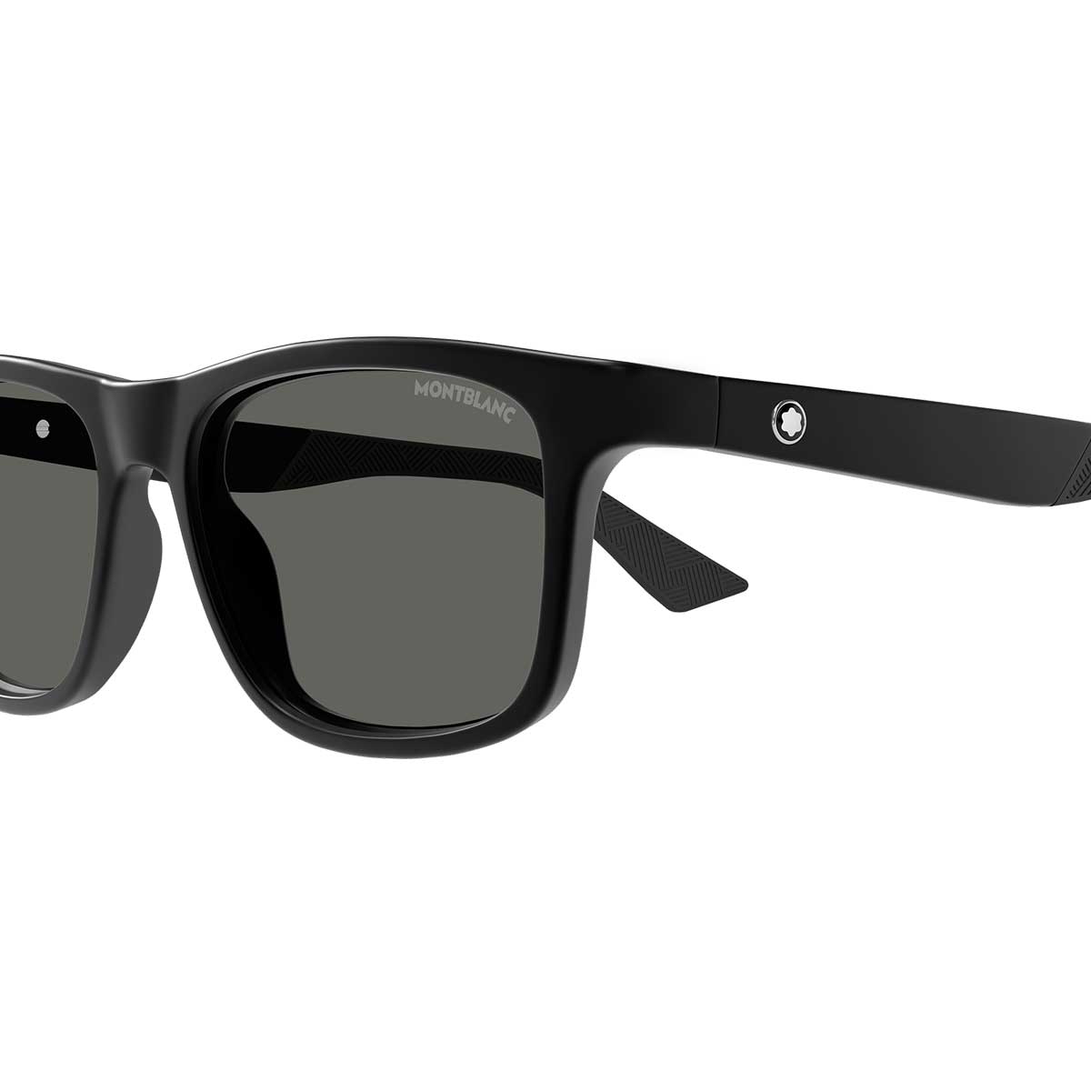 Montblanc Occhiali da Sole MB0432S 002 Nero/Grigio Fumo Uomo Polarizzati 3