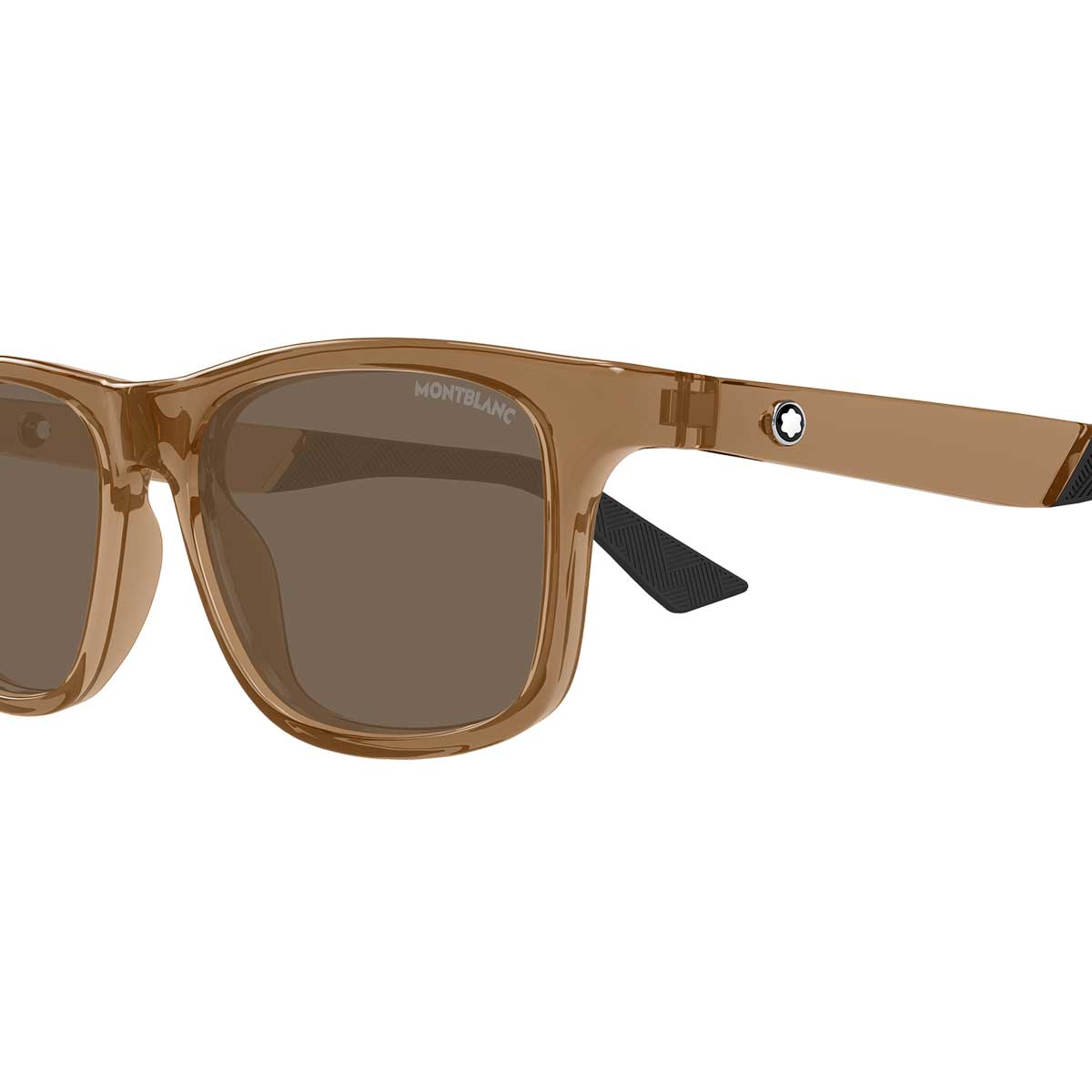 Montblanc Occhiali da Sole MB0432S 004 Marrone/Marrone Uomo 3