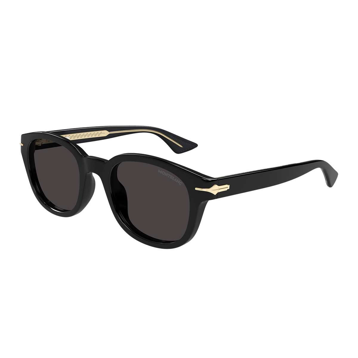 Montblanc Occhiali da Sole MB0435S 001 Nero/Grigio Uomo 2