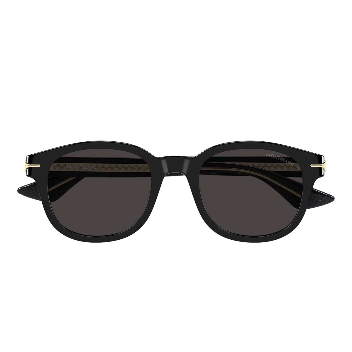 Montblanc Occhiali da Sole MB0435S 001 Nero/Grigio Uomo