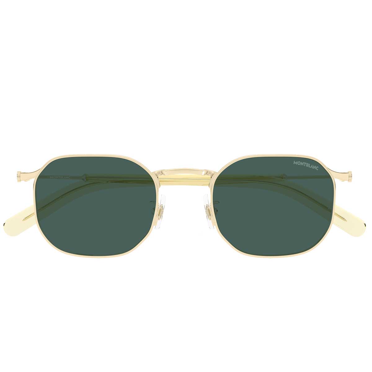 Montblanc Occhiali da Sole MB0459S 004 Oro/Verde Uomo