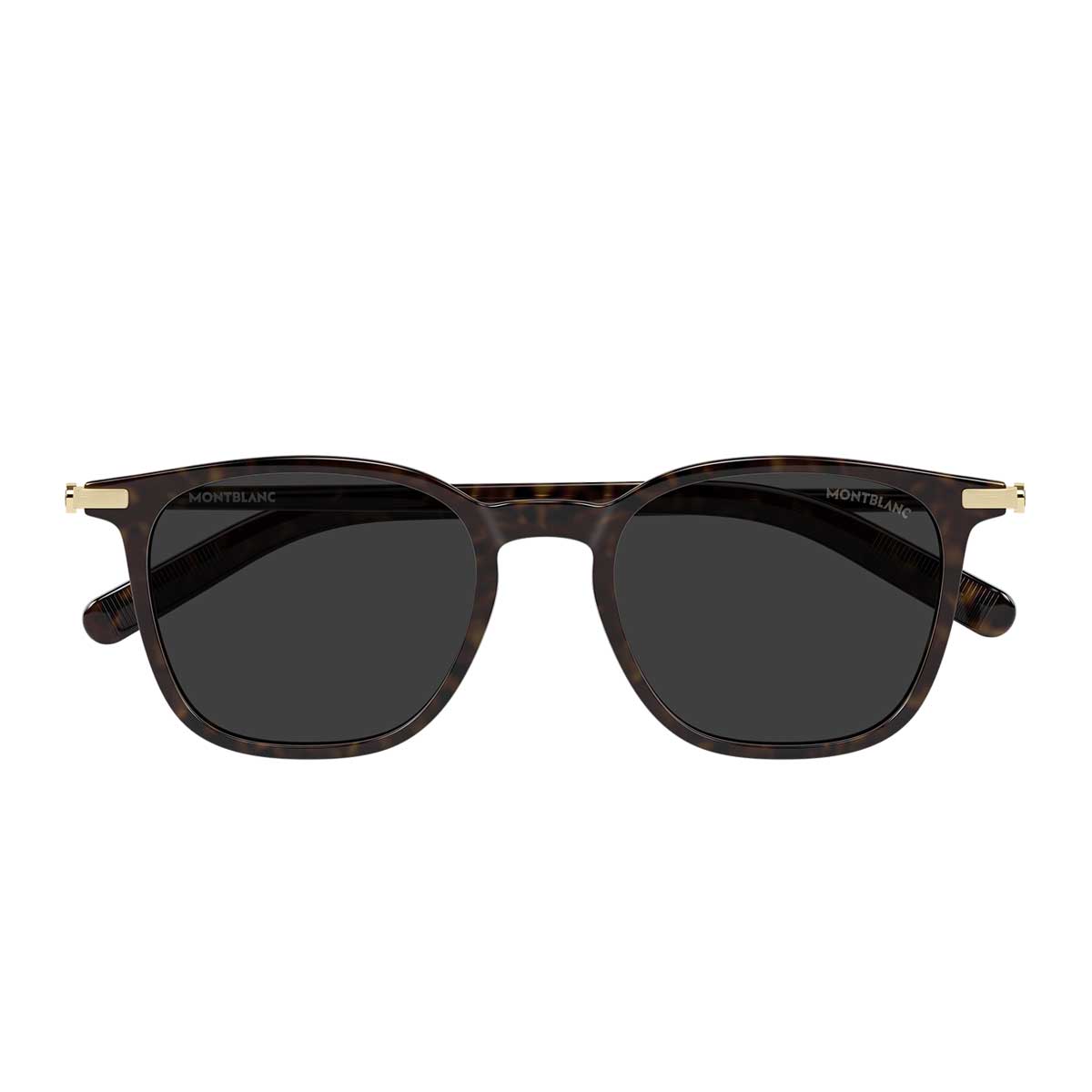 Montblanc Occhiali da Sole MB0460S 003 Marrone/Grigio Uomo