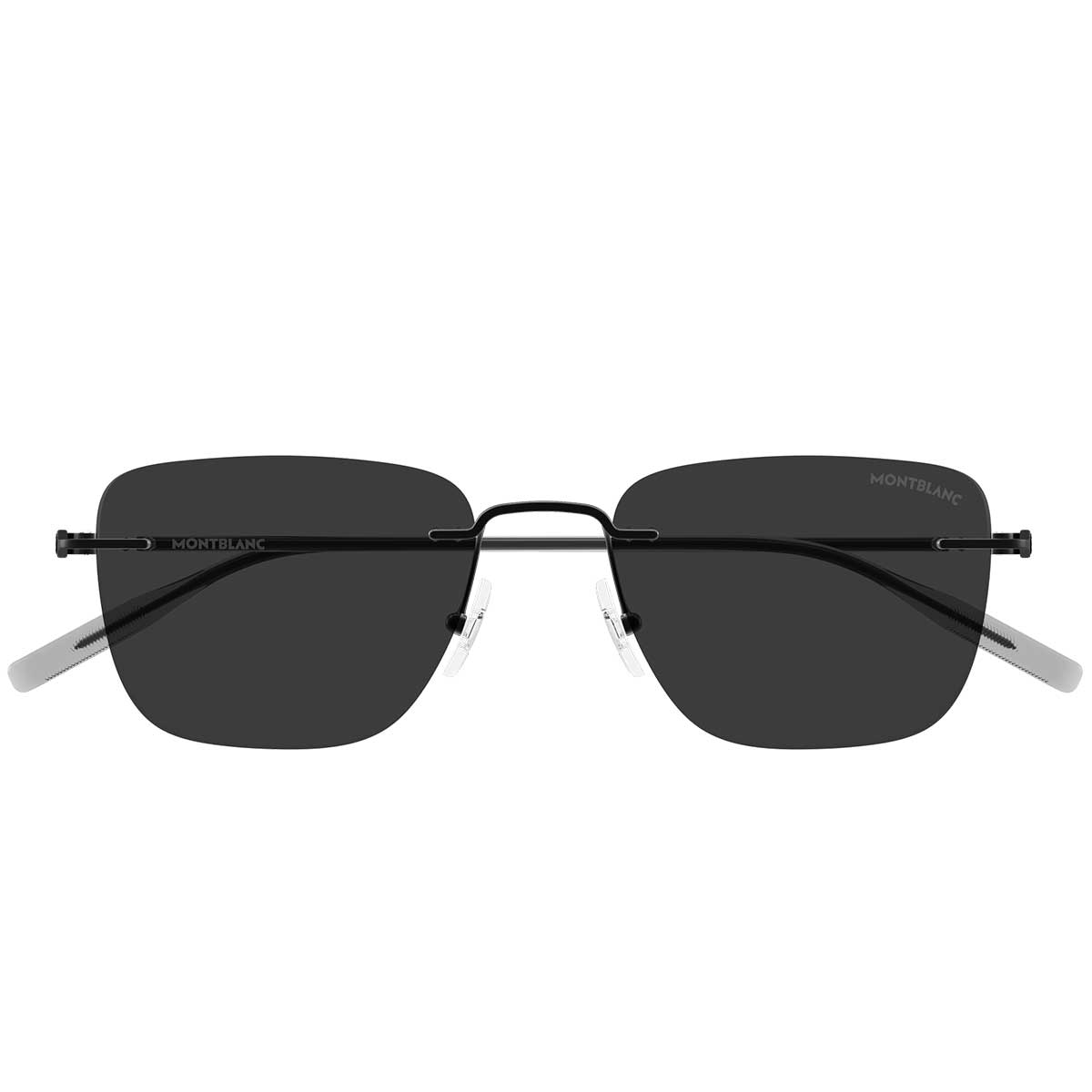 Montblanc Occhiali da Sole MB0470S 001 Nero/Grigio Uomo