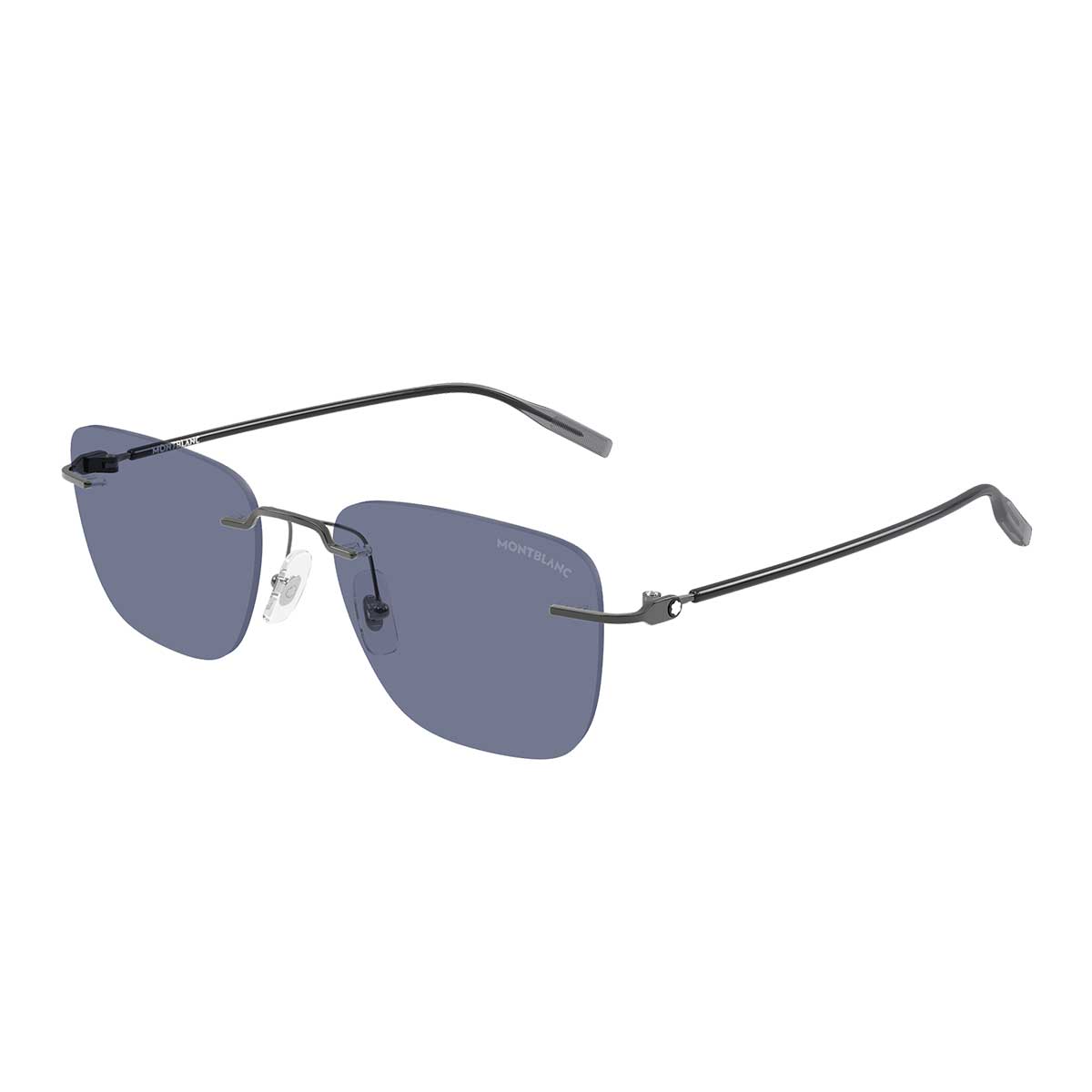 Montblanc Occhiali da Sole MB0470S 004 Rutenio/Viola Uomo 2