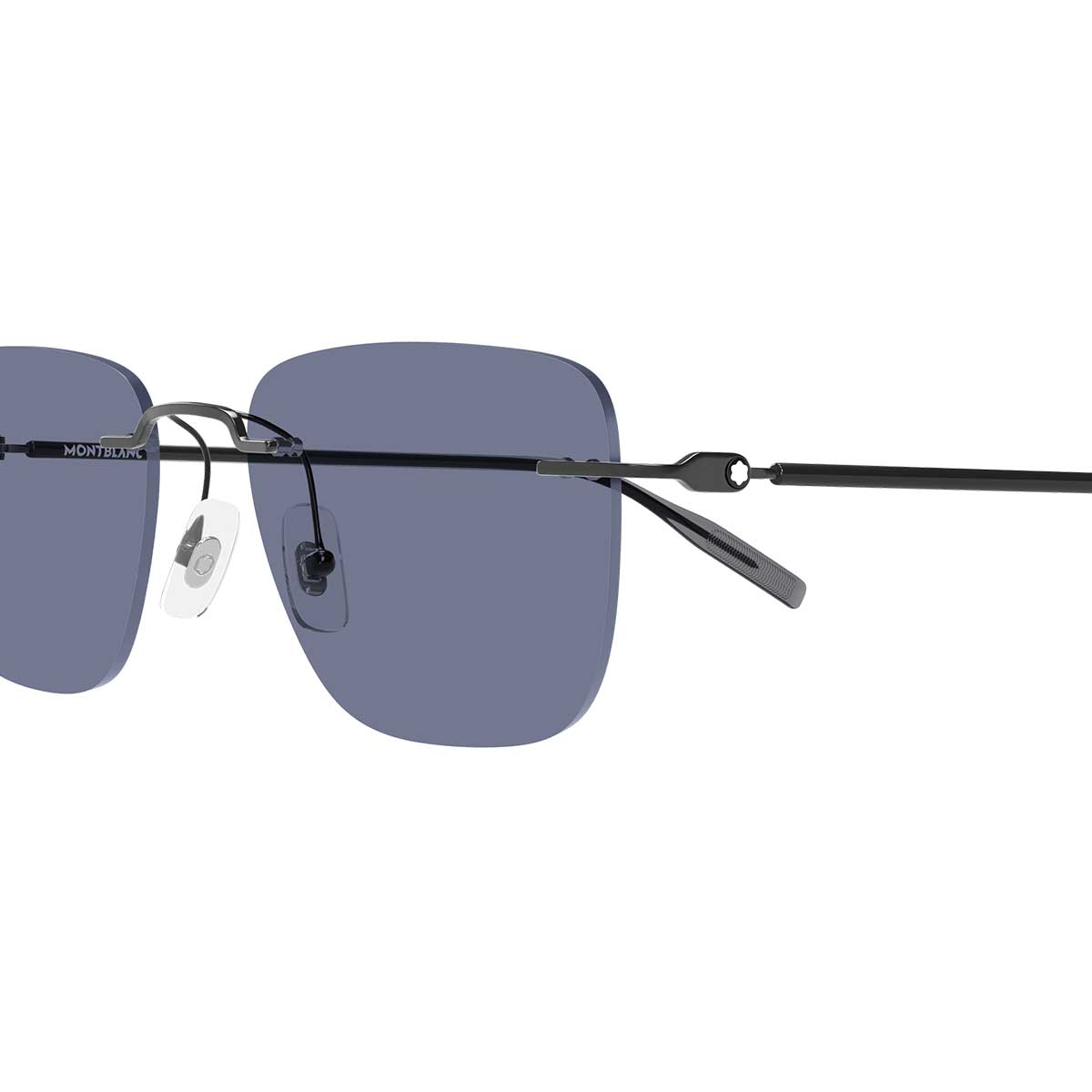 Montblanc Occhiali da Sole MB0470S 004 Rutenio/Viola Uomo 3
