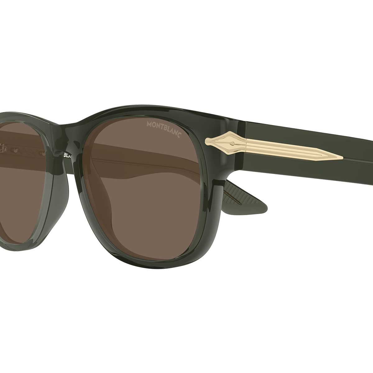 Montblanc Occhiali da Sole MB0478S 003 Grigio/Marrone Uomo 3