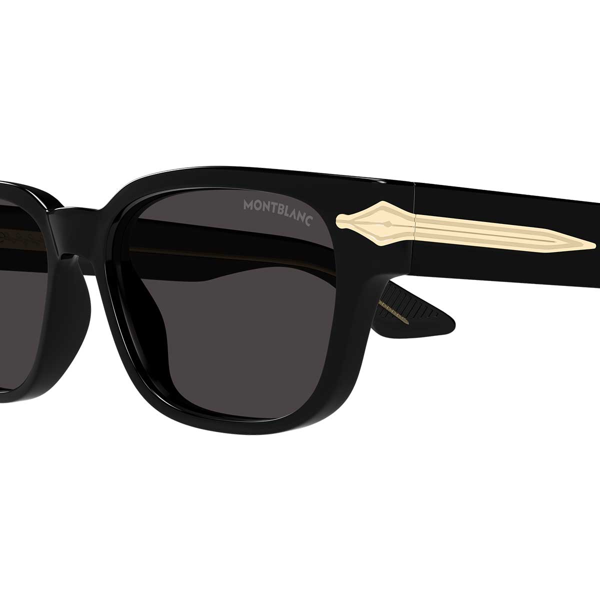Montblanc Occhiali da Sole MB0479S 001 Nero/Grigio Uomo 3