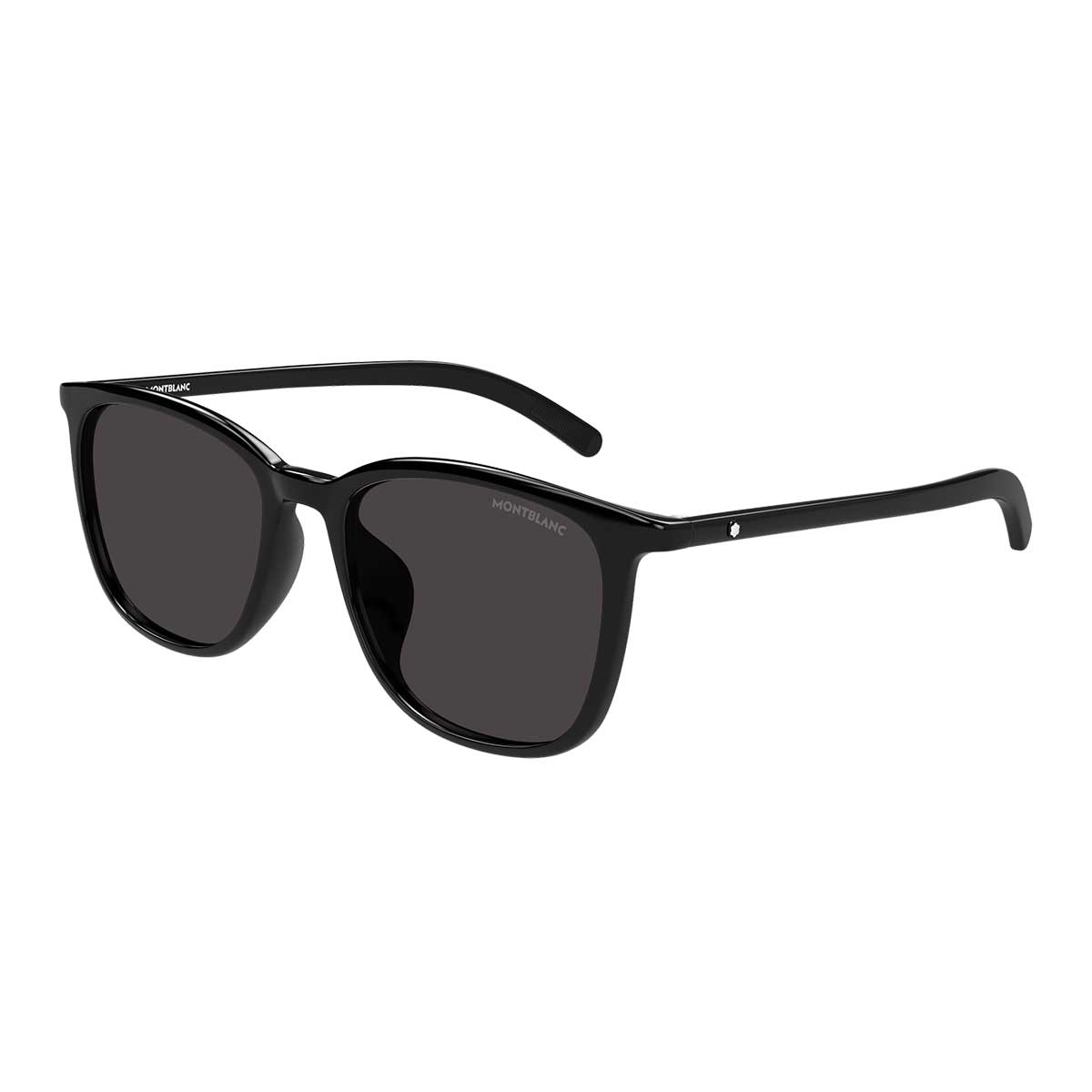 Montblanc Occhiali da Sole MB0487SA 001 Nero/Grigio Uomo