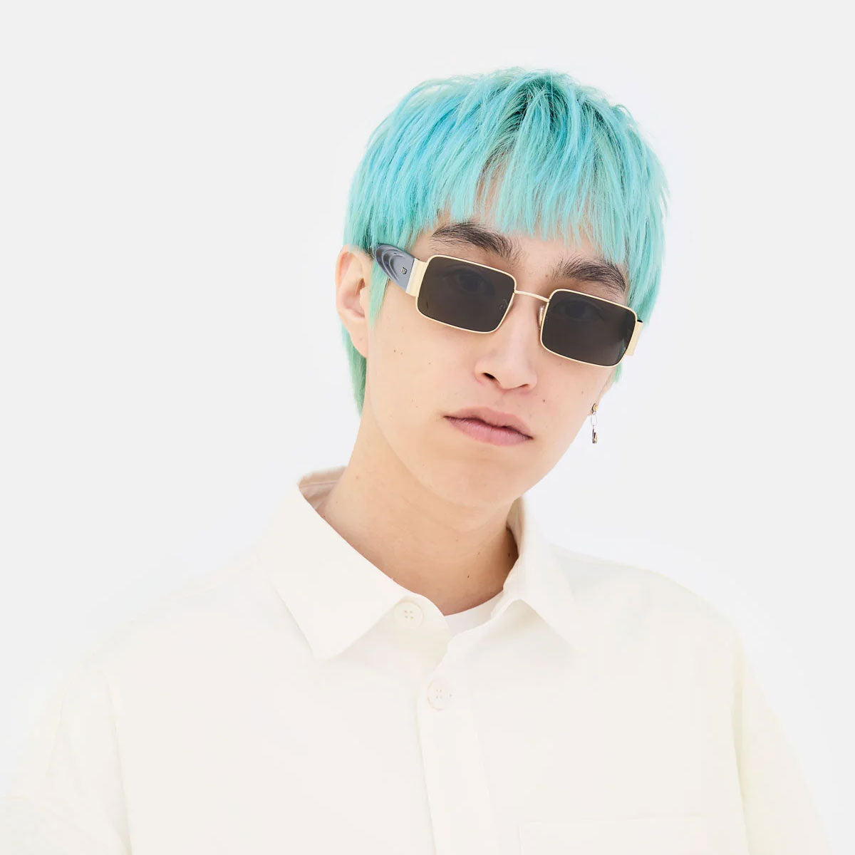 RetroSuperFuture Occhiali da Sole IJ50 TAS Z Black Oro Nero/Grigio Unisex