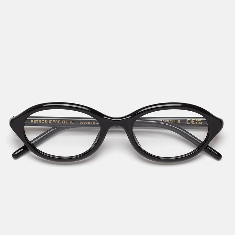 RetroSuperFuture Occhiali da Vista I1Y7 82O Numero 145 Nero/Trasparente Unisex