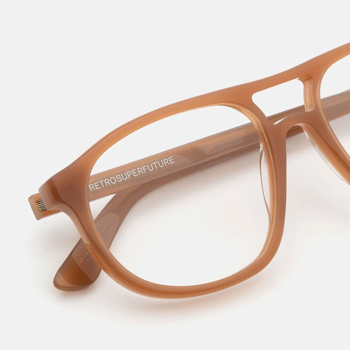 RetroSuperFuture Occhiali da Vista I4QH HW9 Numero 127 Marrone/Trasparente Unisex