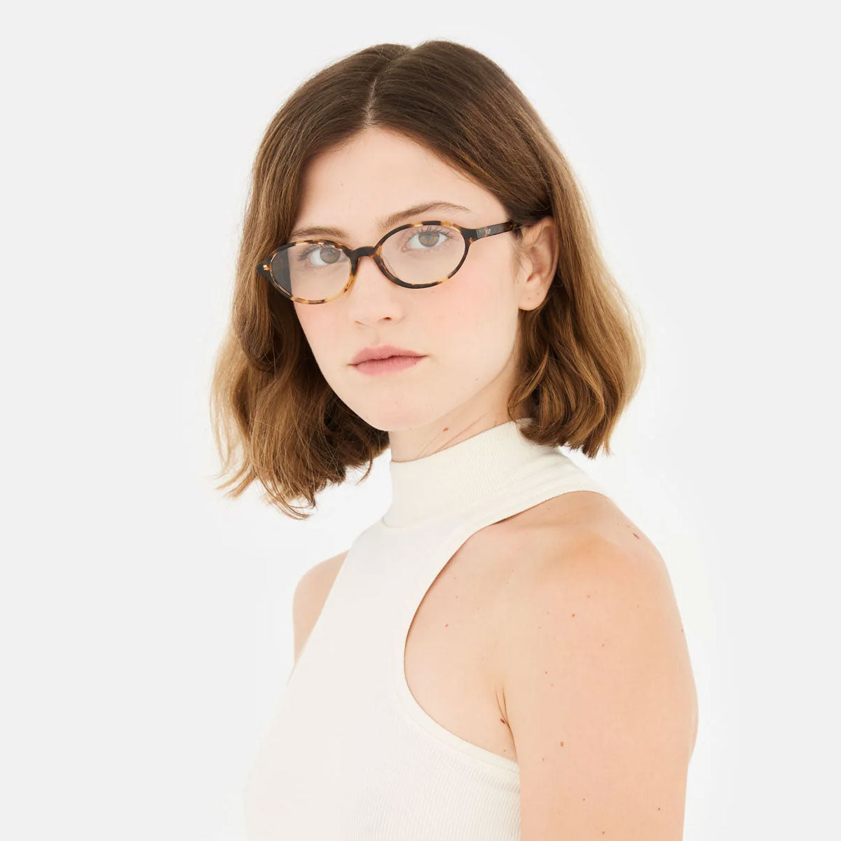 RetroSuperFuture Occhiali da Vista I68O QNC Numero 04 Burnt Marrone/Trasparente Unisex