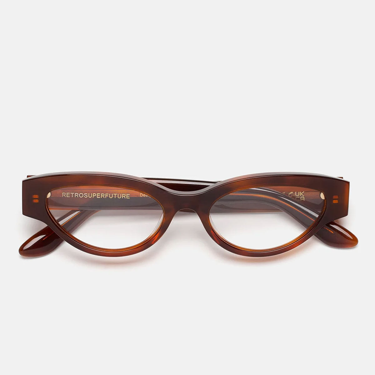 RetroSuperFuture Occhiali da Vista IG73 MP8 Numero 147 Tabacco Marrone/Trasparente Unisex