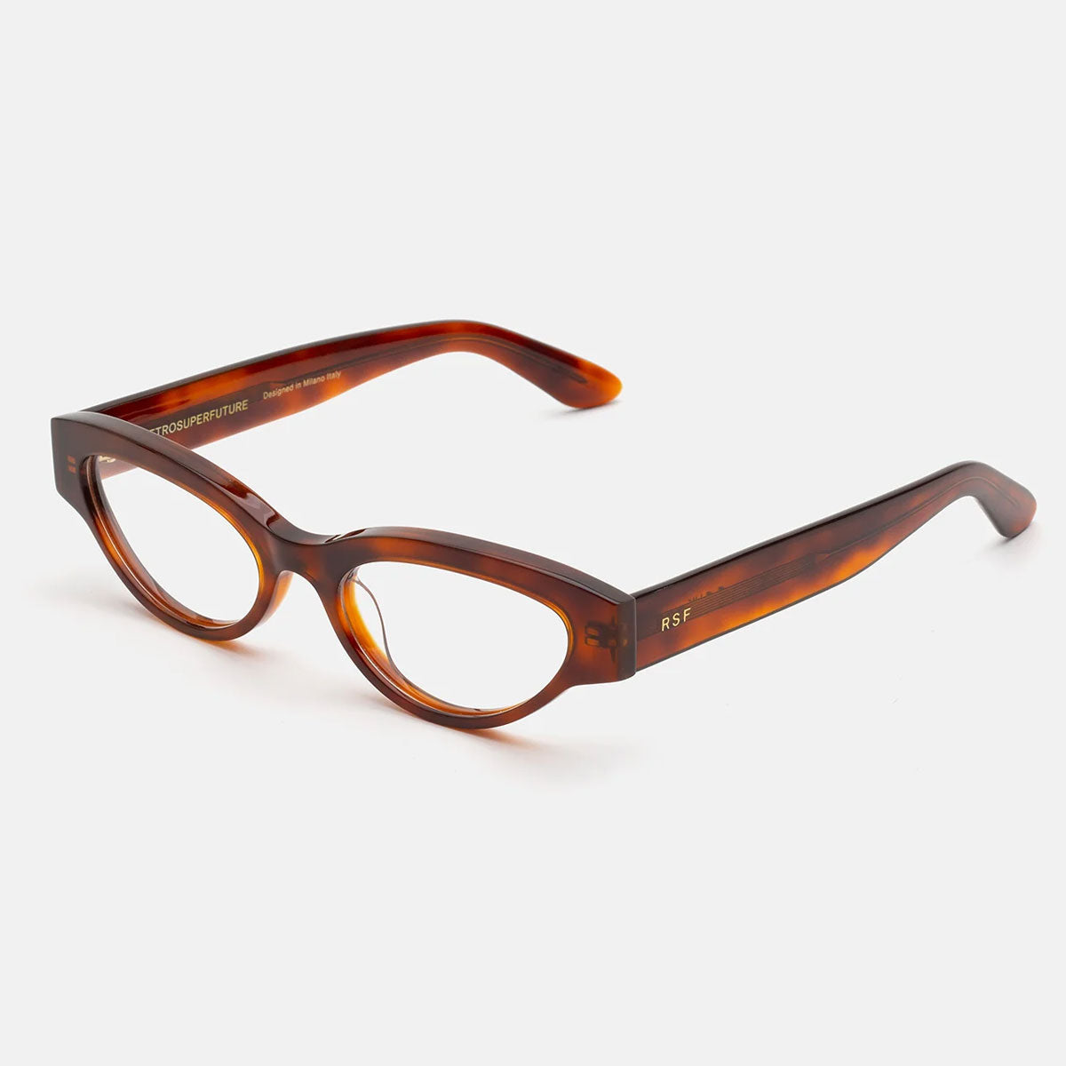 RetroSuperFuture Occhiali da Vista IG73 MP8 Numero 147 Tabacco Marrone/Trasparente Unisex