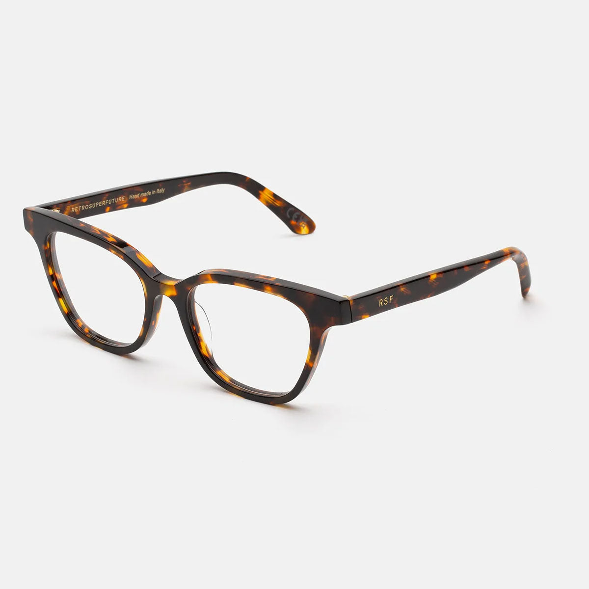 RetroSuperFuture Occhiali da Vista IJFU HZO Numero 131 Burnt Marrone/Trasparente Unisex