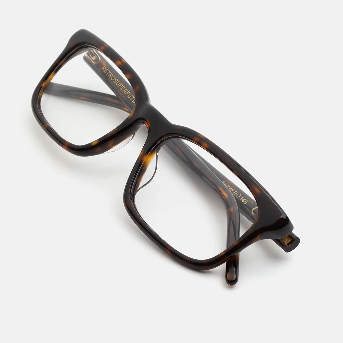 RetroSuperFuture Occhiali da Vista IJWK 6E1 Numero 146 Marrone/Trasparente Unisex