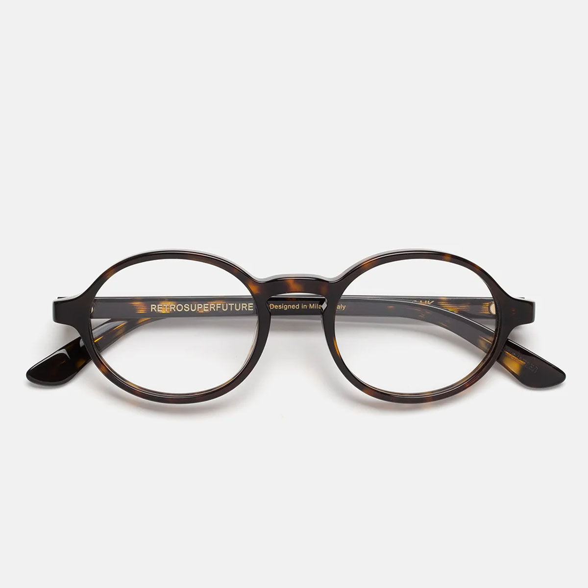 RetroSuperFuture Occhiali da Vista IOJ6 PBQ Numero 140 Marrone/Trasparente Unisex