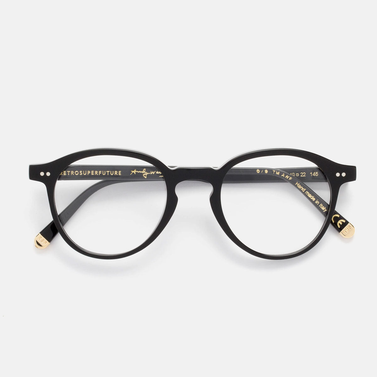RetroSuperFuture Occhiali da Vista ISRR IT4 The Warhol Optical Nero/Trasparente Unisex