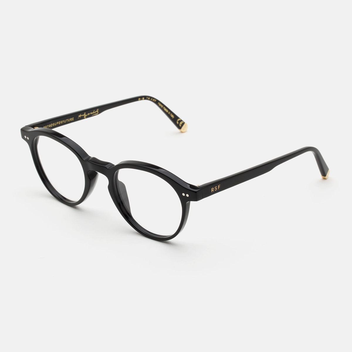 RetroSuperFuture Occhiali da Vista ISRR IT4 The Warhol Optical Nero/Trasparente Unisex