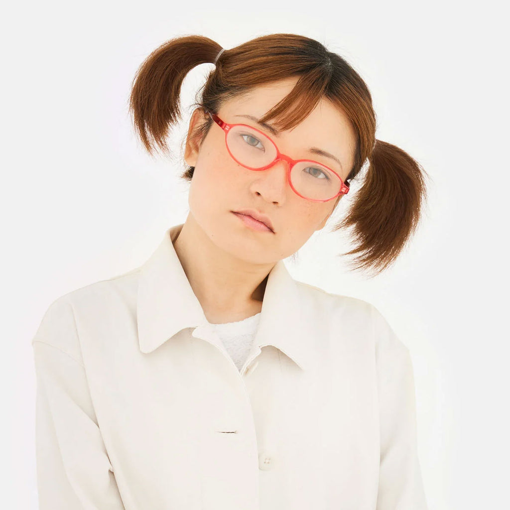 RetroSuperFuture Occhiali da Vista IUYW 1T5 Numero 04 Rosso/Trasparente Unisex