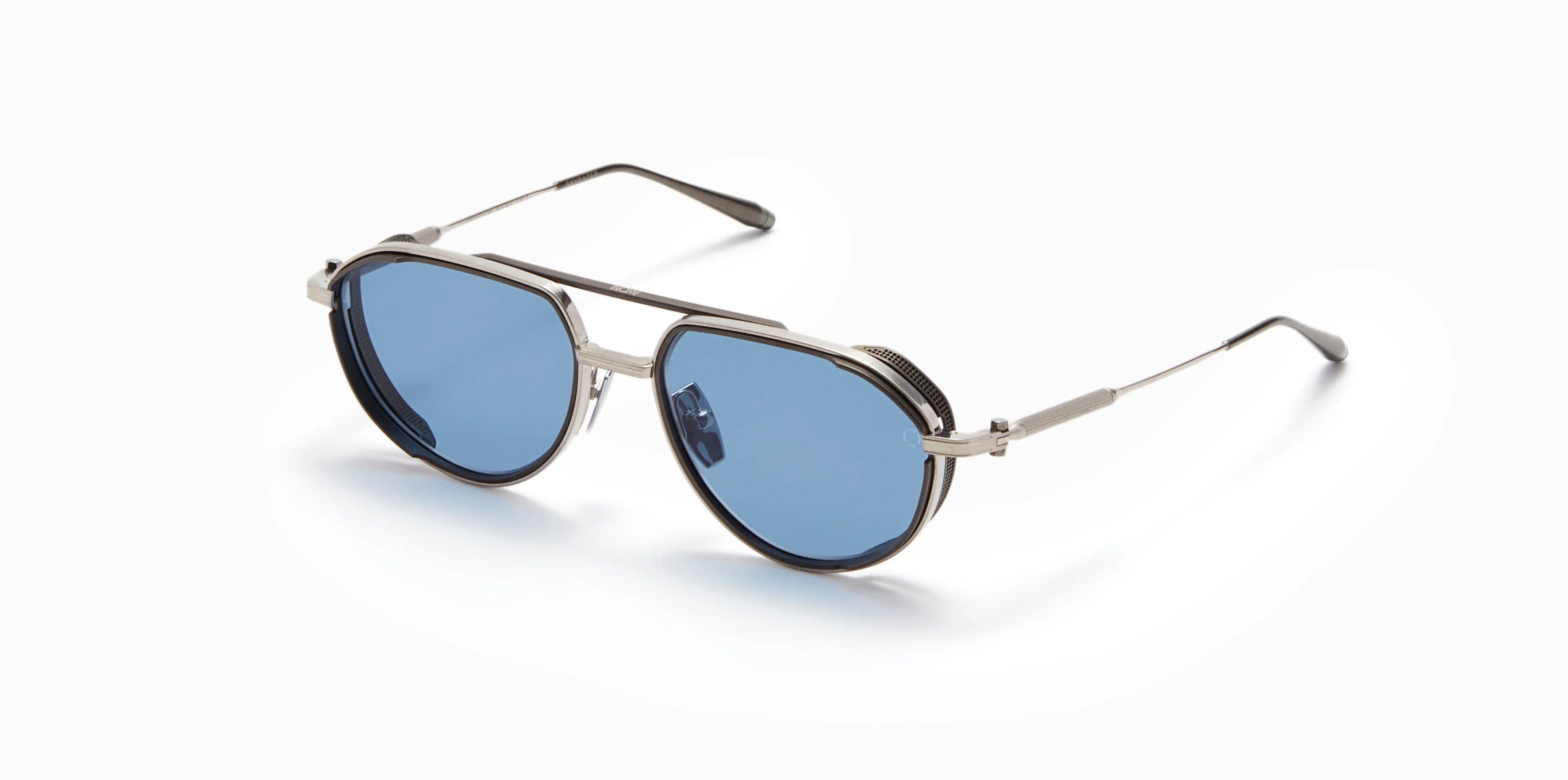 Occhiali da sole AKONI SKYRACER BRUSHED SILVER