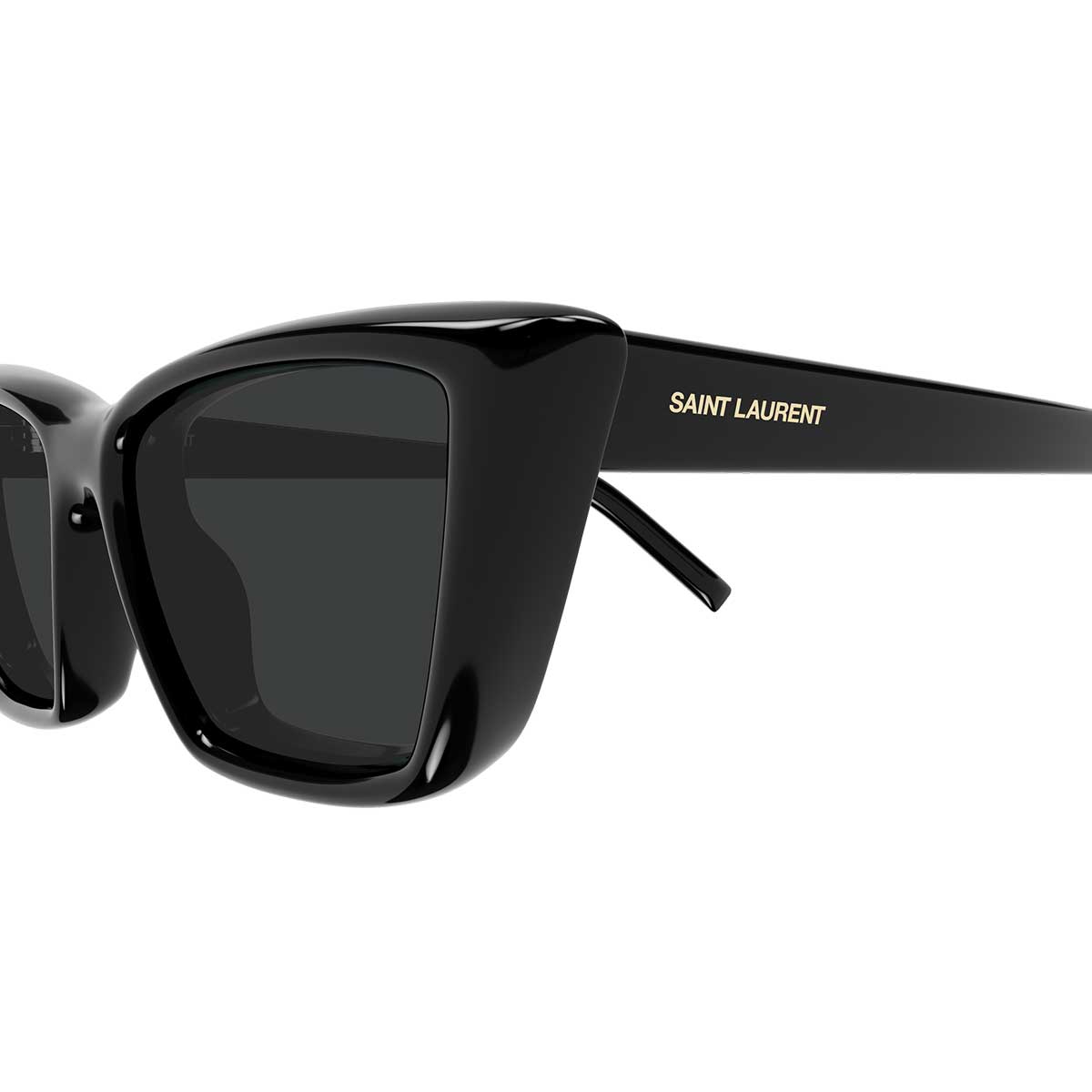 Saint Laurent Occhiali da Sole SL 276 MICA PLUMP 001 Nero/Nero Donna 3