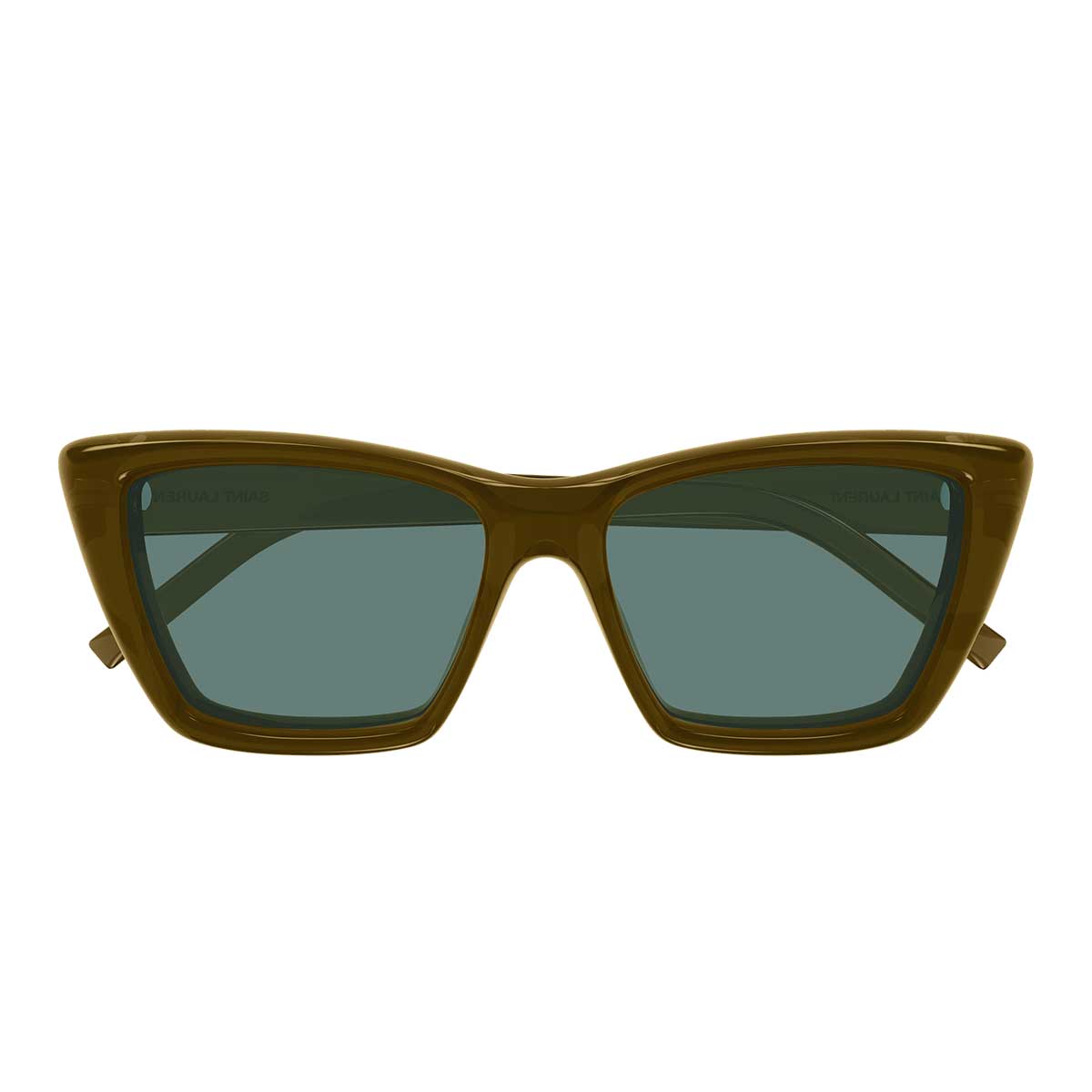 Saint Laurent Occhiali da Sole SL 276 MICA PLUMP 003 Marrone/Verde Donna