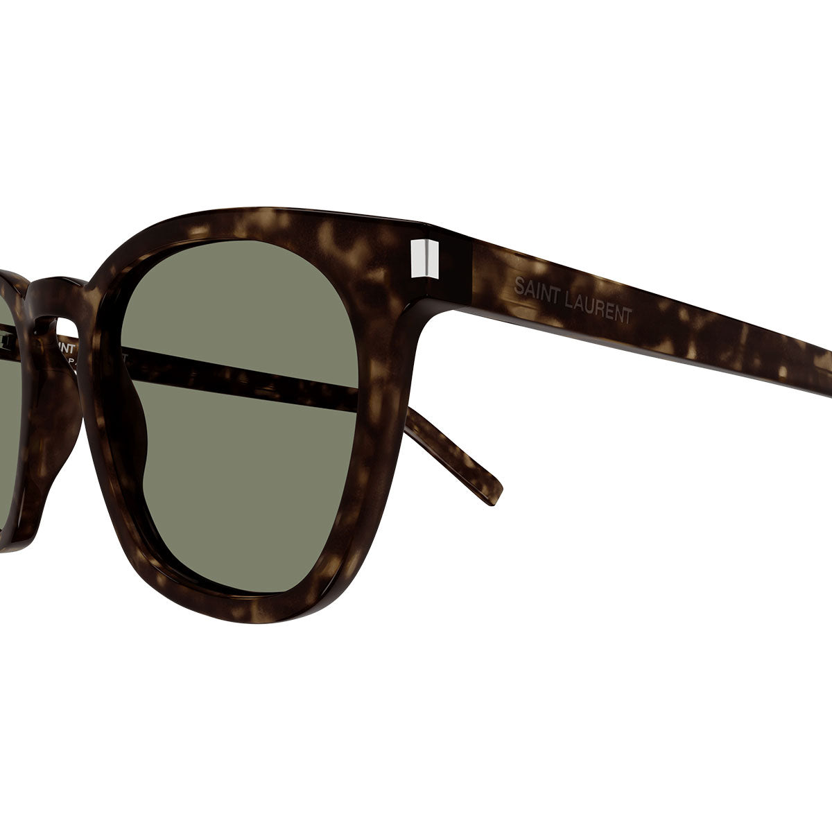 Saint Laurent Occhiali da Sole SL 28 049 Marrone/Verde Unisex