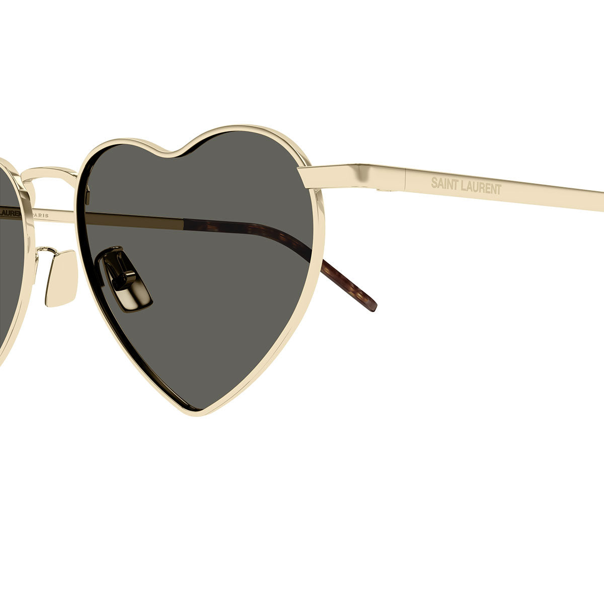 Saint Laurent Occhiali da Sole SL 301 LOULOU 004 Lou Lou Oro/Grigio Unisex