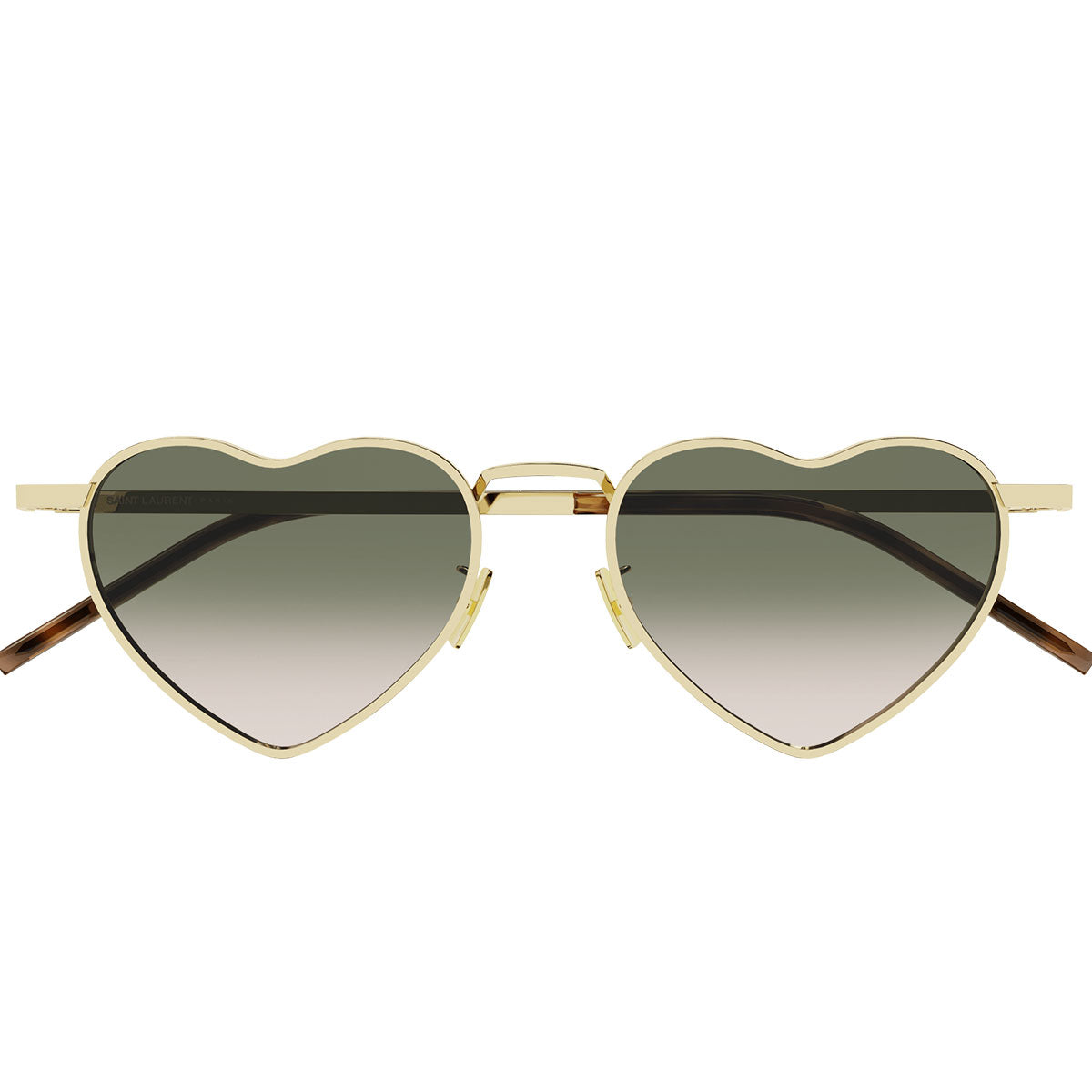 Saint Laurent Occhiali da Sole SL 301 LOULOU 011 Lou Lou Oro/Verde Sfumato Unisex
