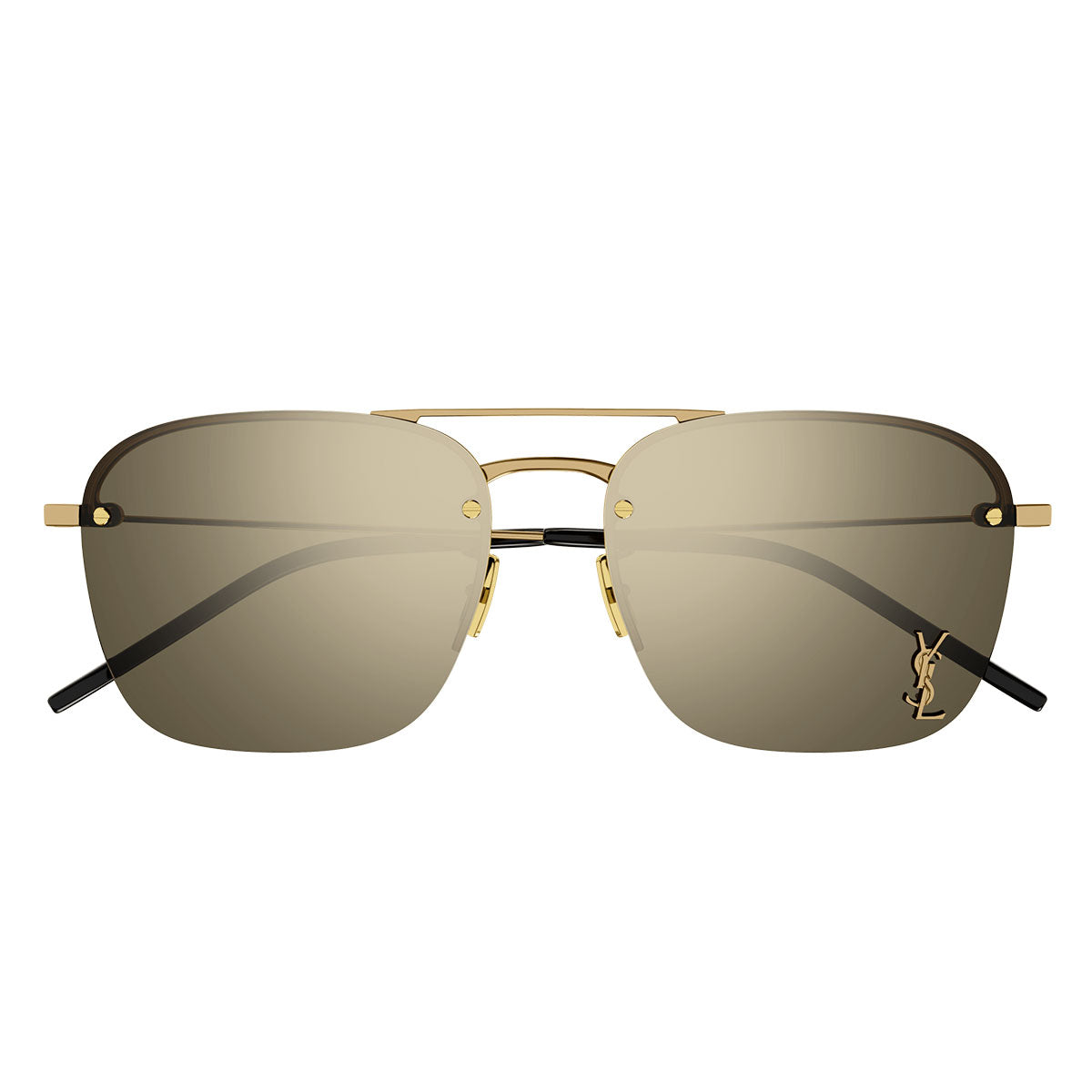 Saint Laurent Occhiali da Sole SL 309 M 008 Bronzo/Marrone Specchiato Unisex