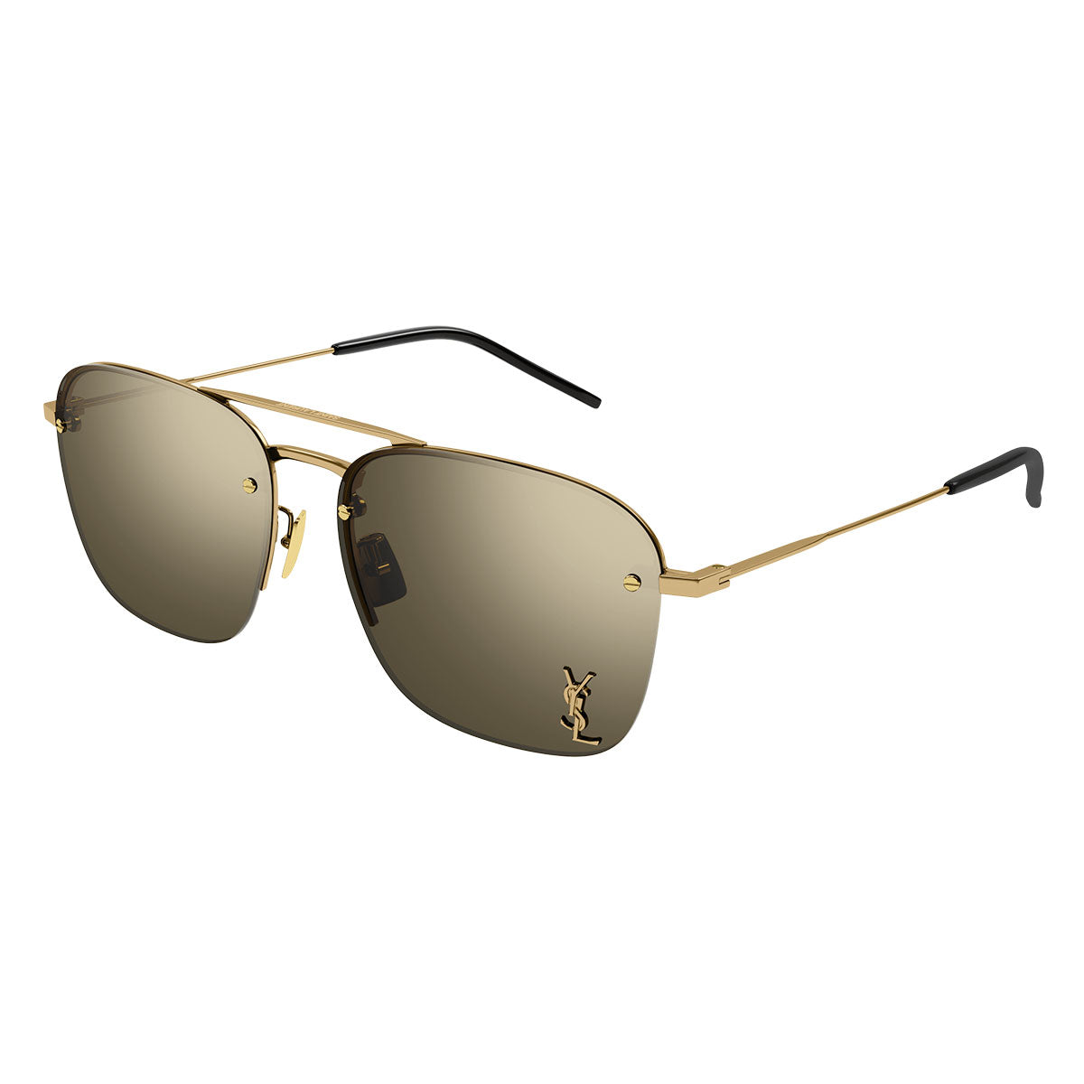 Saint Laurent Occhiali da Sole SL 309 M 008 Bronzo/Marrone Specchiato Unisex
