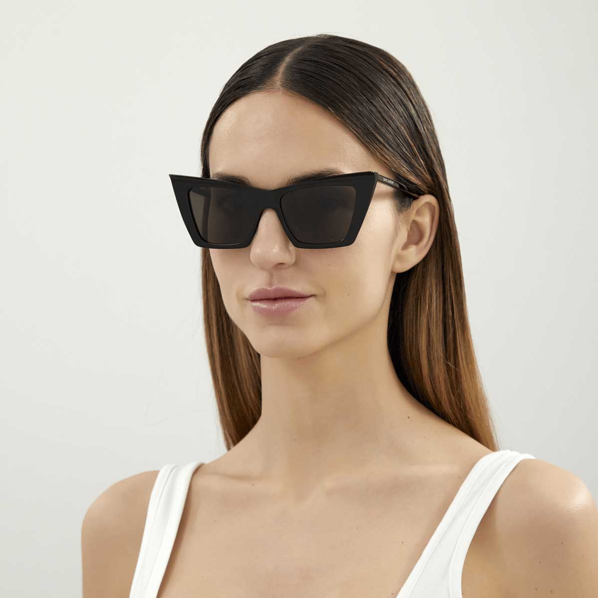 Saint Laurent Occhiali da Sole SL 372 001 New Wave Nero/Nero Donna