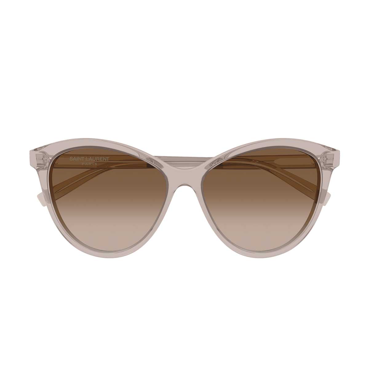 Saint Laurent Occhiali da Sole SL 456 011 Nude/Marrone Donna