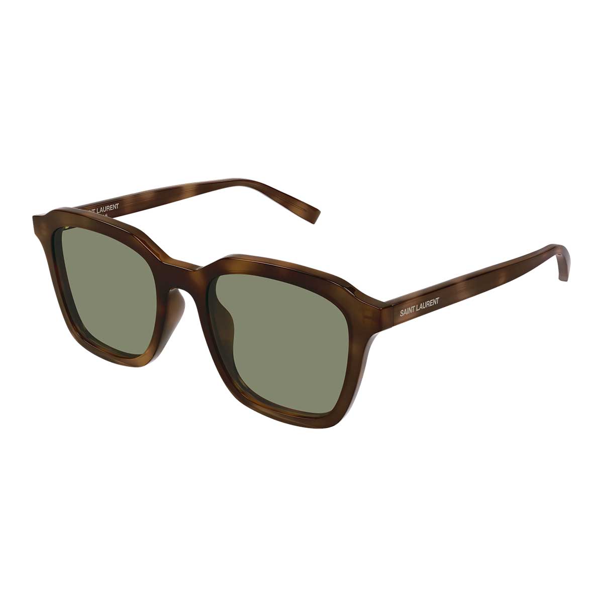 Saint Laurent Occhiali da Sole SL 457 008 Marrone/Verde Uomo 2
